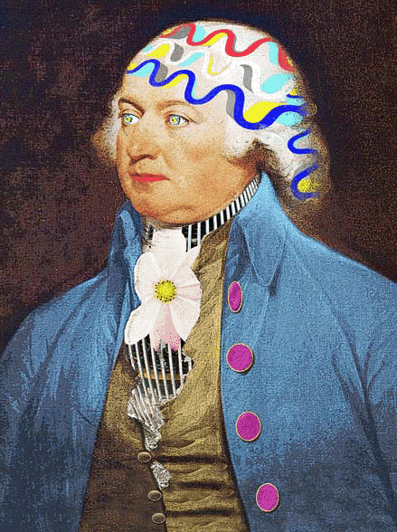 John Adams Pop Art Portrait